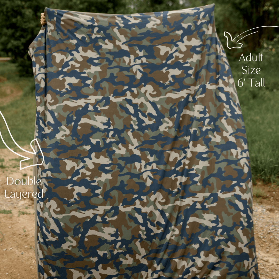 Camo Adult Swaddle Blanket
