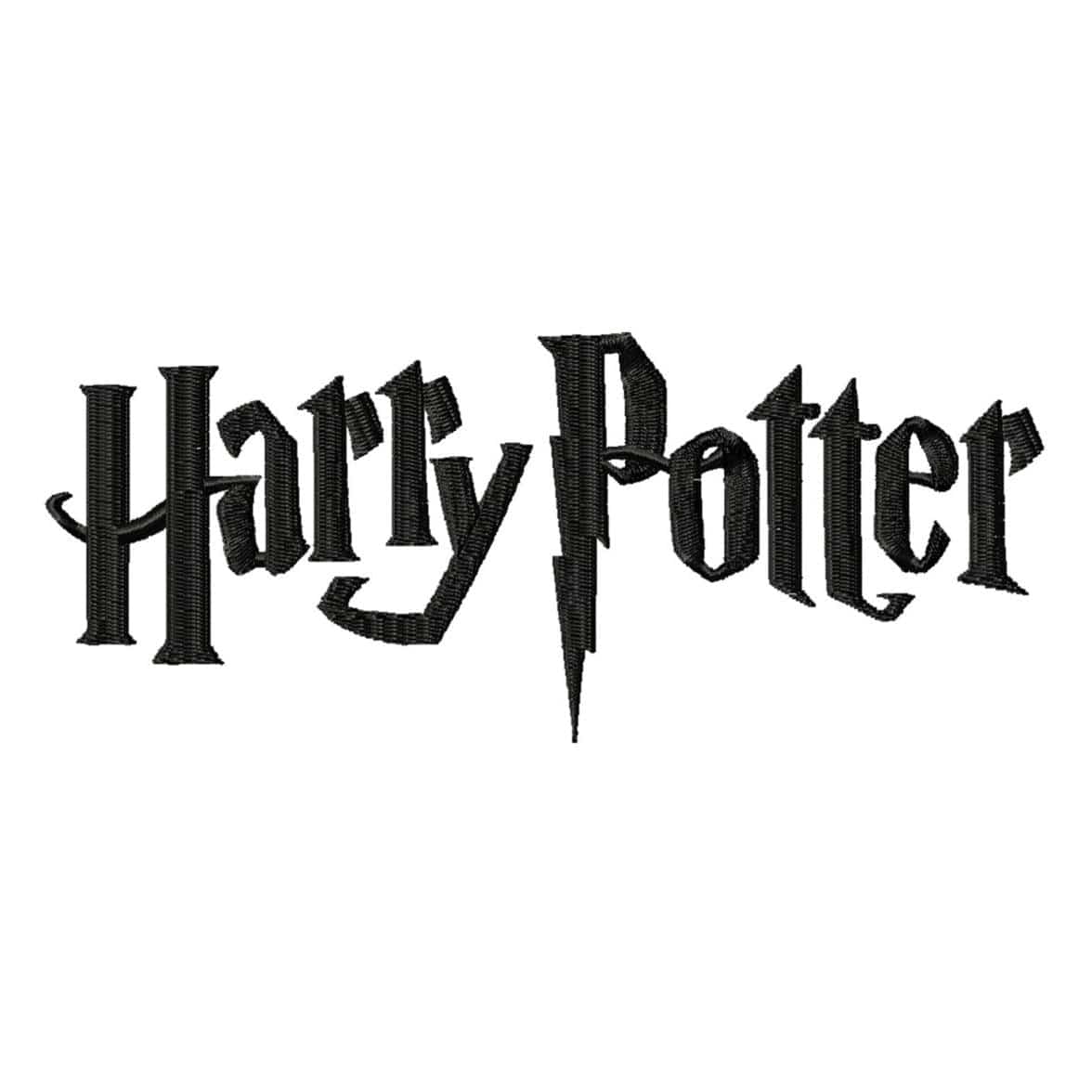 Personalize your blanket with your name written in Harry P. lightening bolt font.