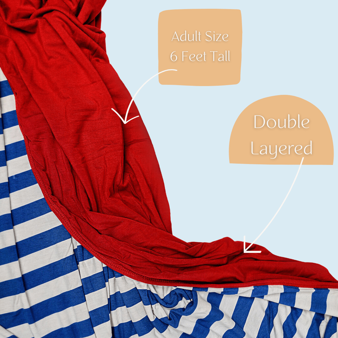 Nantucket Sails Swaddle Blanket