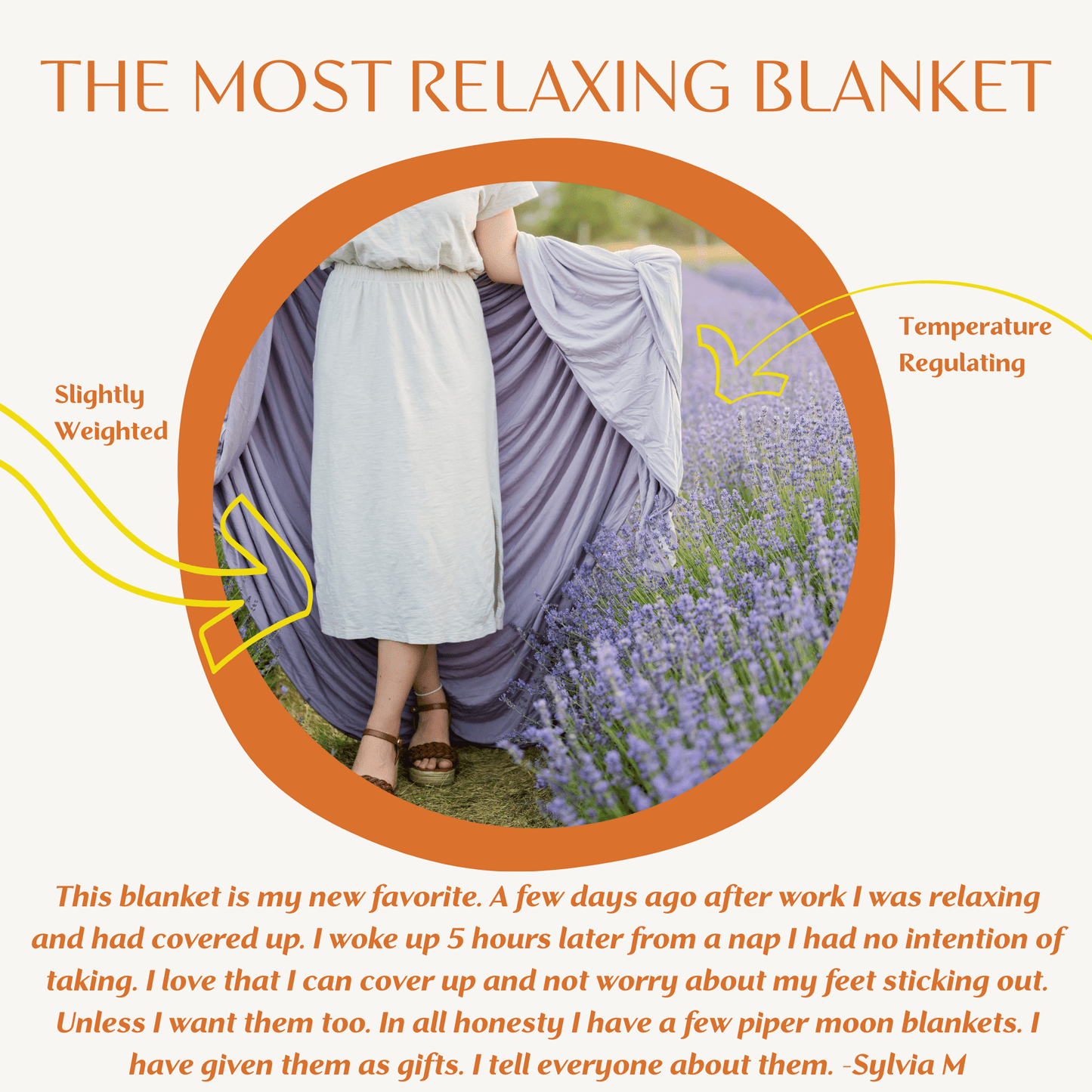 Lavender Haze Swaddle Blanket