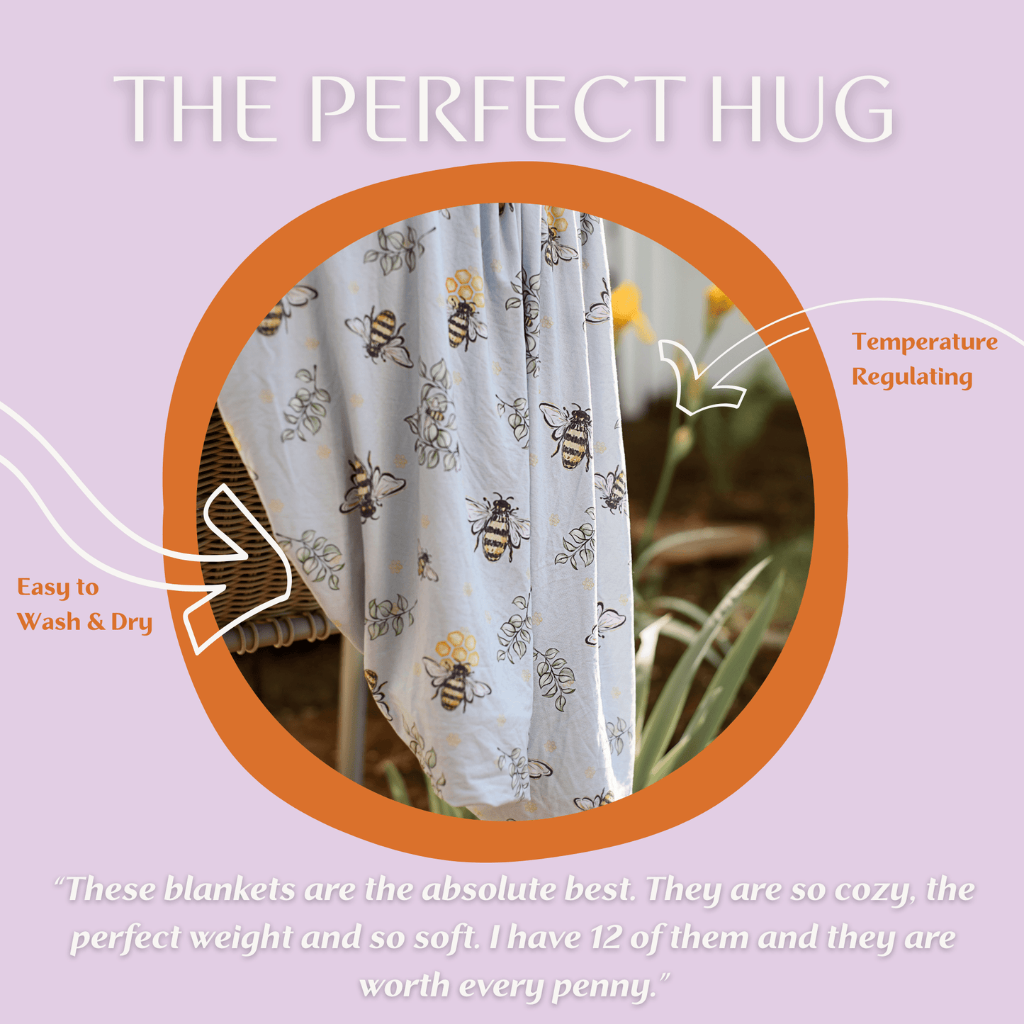 Honey Swaddle Blanket