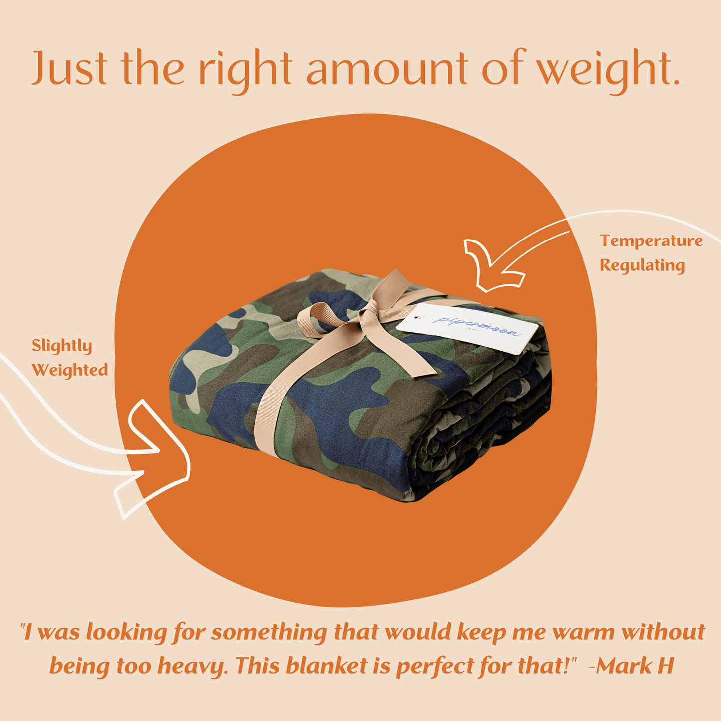 Camo Adult Swaddle Blanket