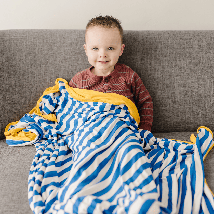 Sorrento Lemon Adult Swaddle Blanket