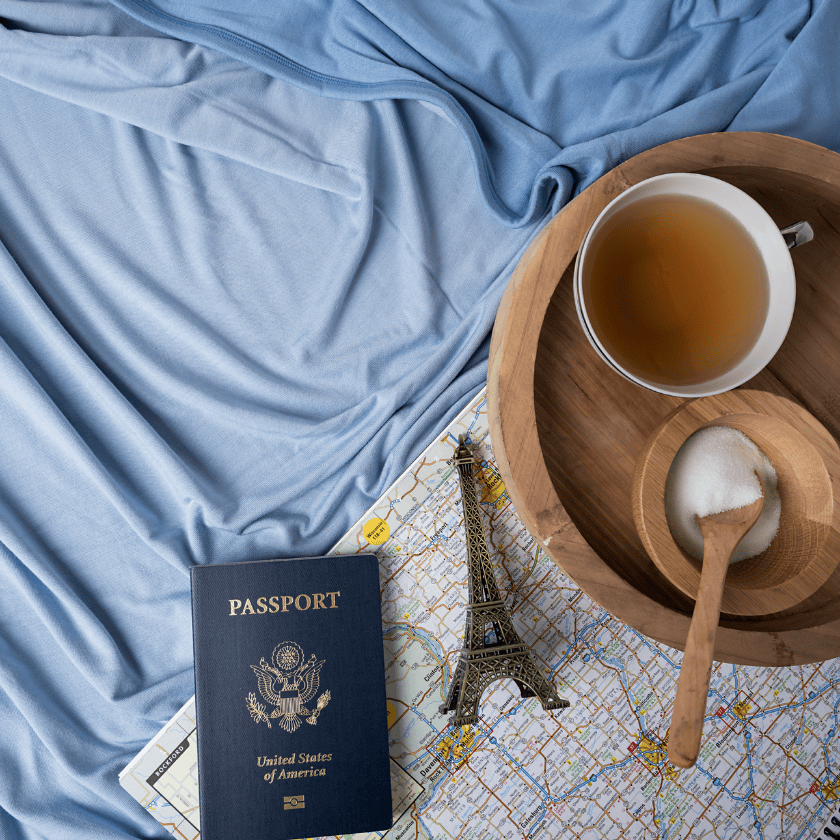 Chambray Swaddle Blanket