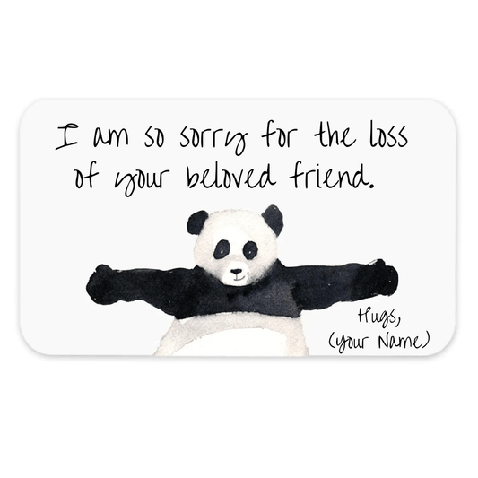 Panda hug tiny card by the company E. Frances.