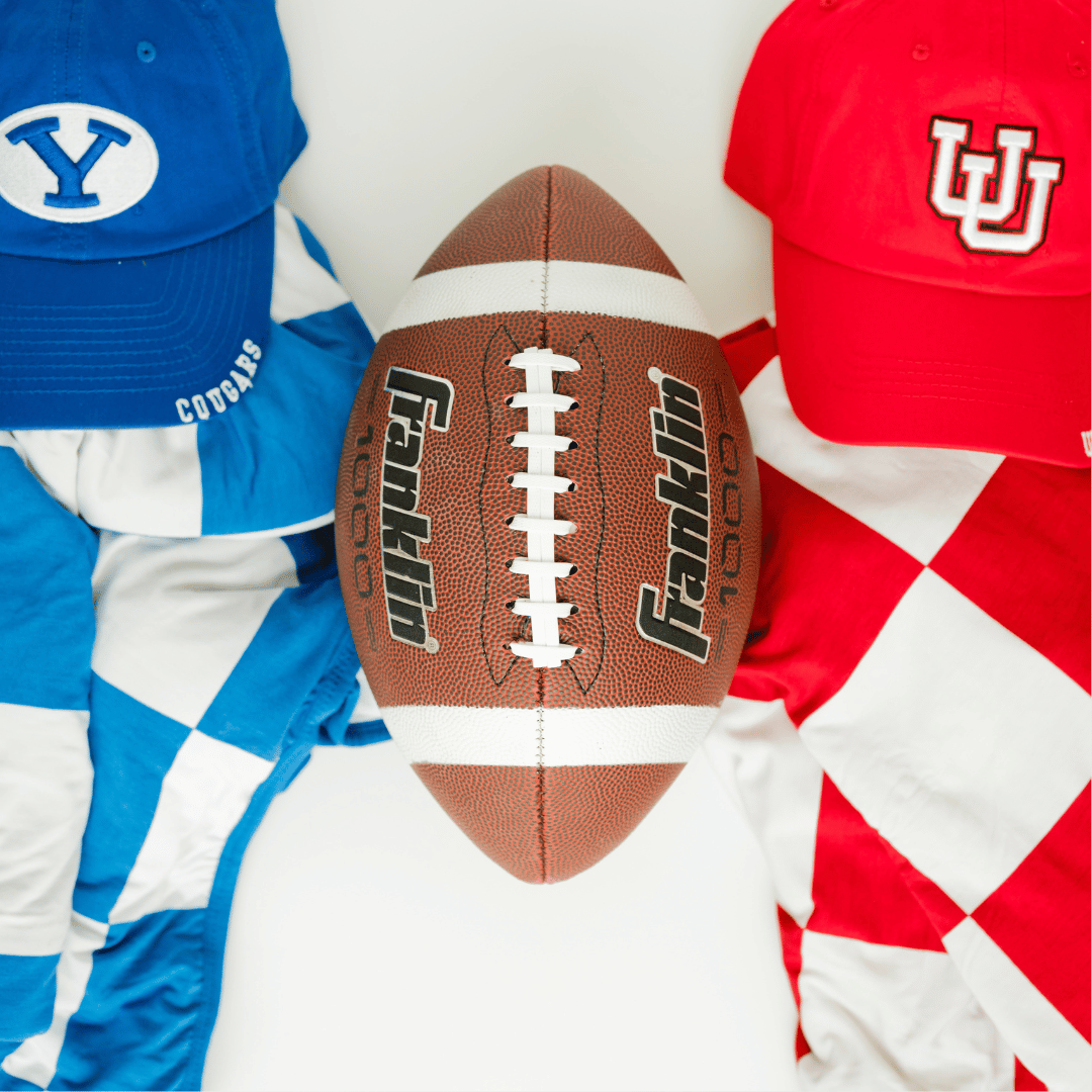 The perfect blanket for college football's, The Holy War. BYU tailgating blanket that is stadium approved.