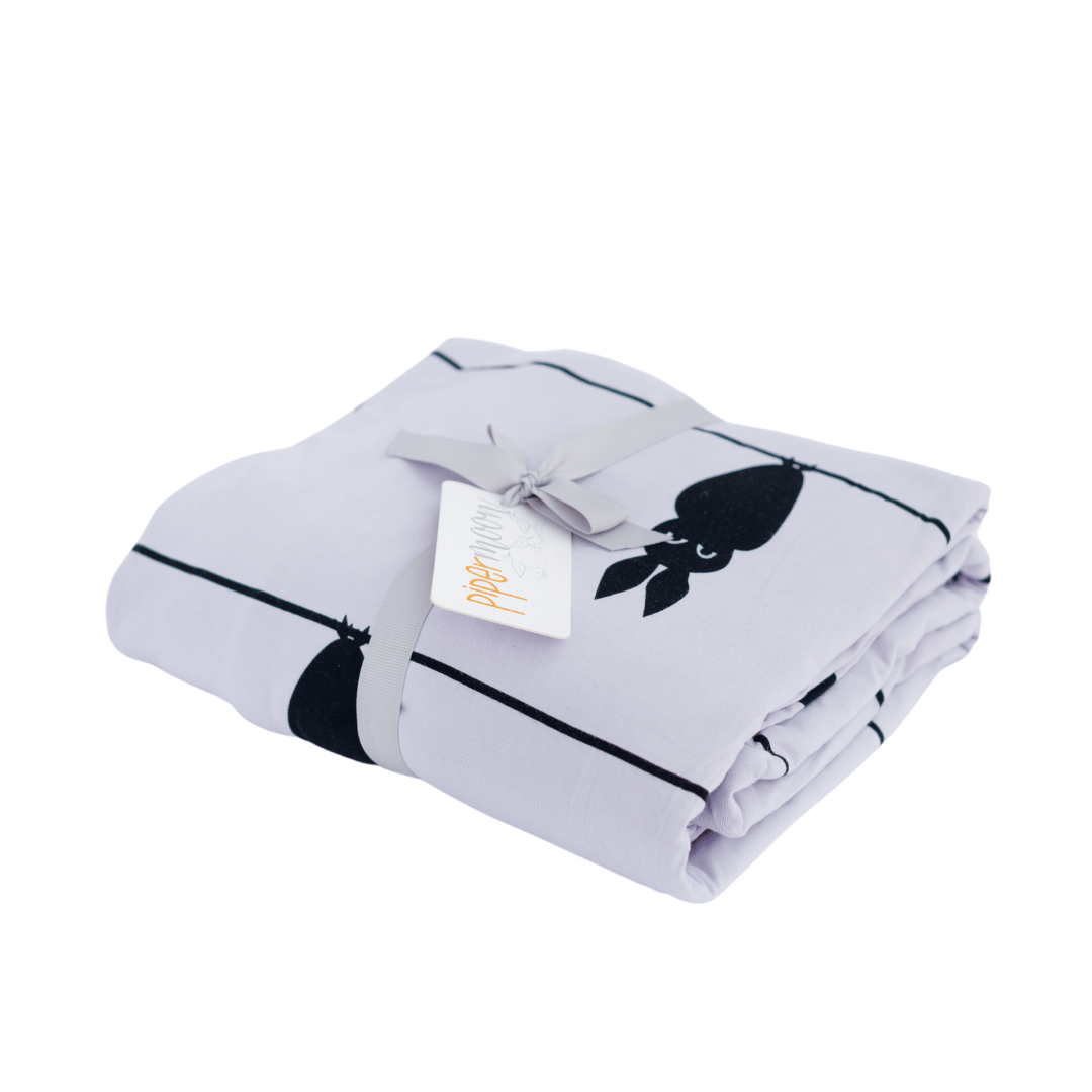 Wednesday inspired Bat blanket for Halloween lovers.