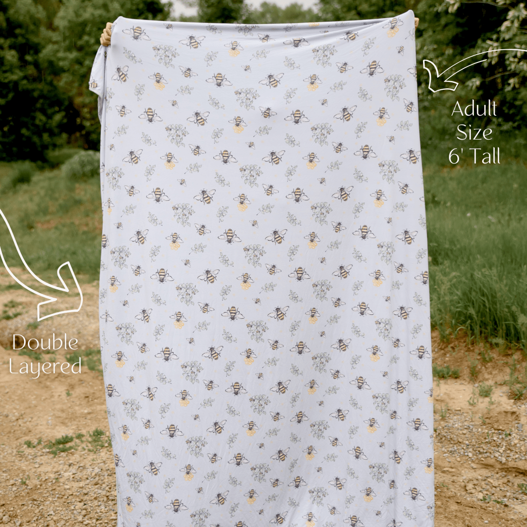 Honey Swaddle Jumbo / Bed Blanket Twin/TwinXL