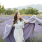 Lavender Haze Swaddle Blanket