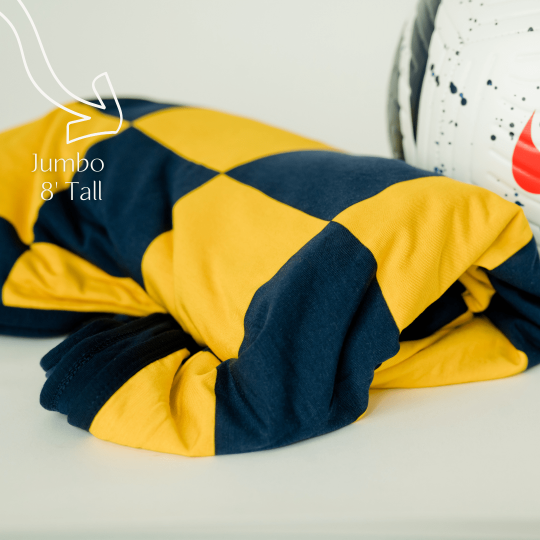 Navy & Gold Adult Swaddle Blanket