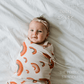 Modern Rainbow Swaddle Blanket