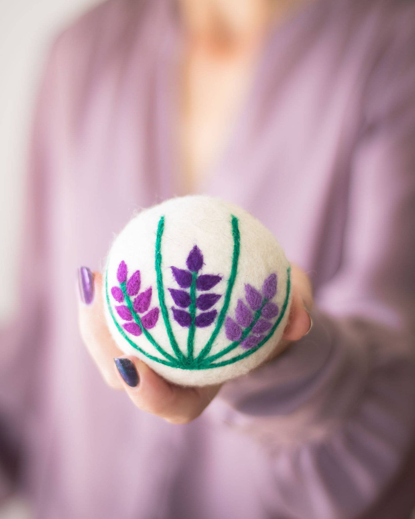 Lavender Fields Eco Wool Dryer Balls - BEE: With Bag