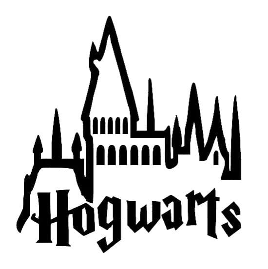 Hogwarts and castle embroiderie.