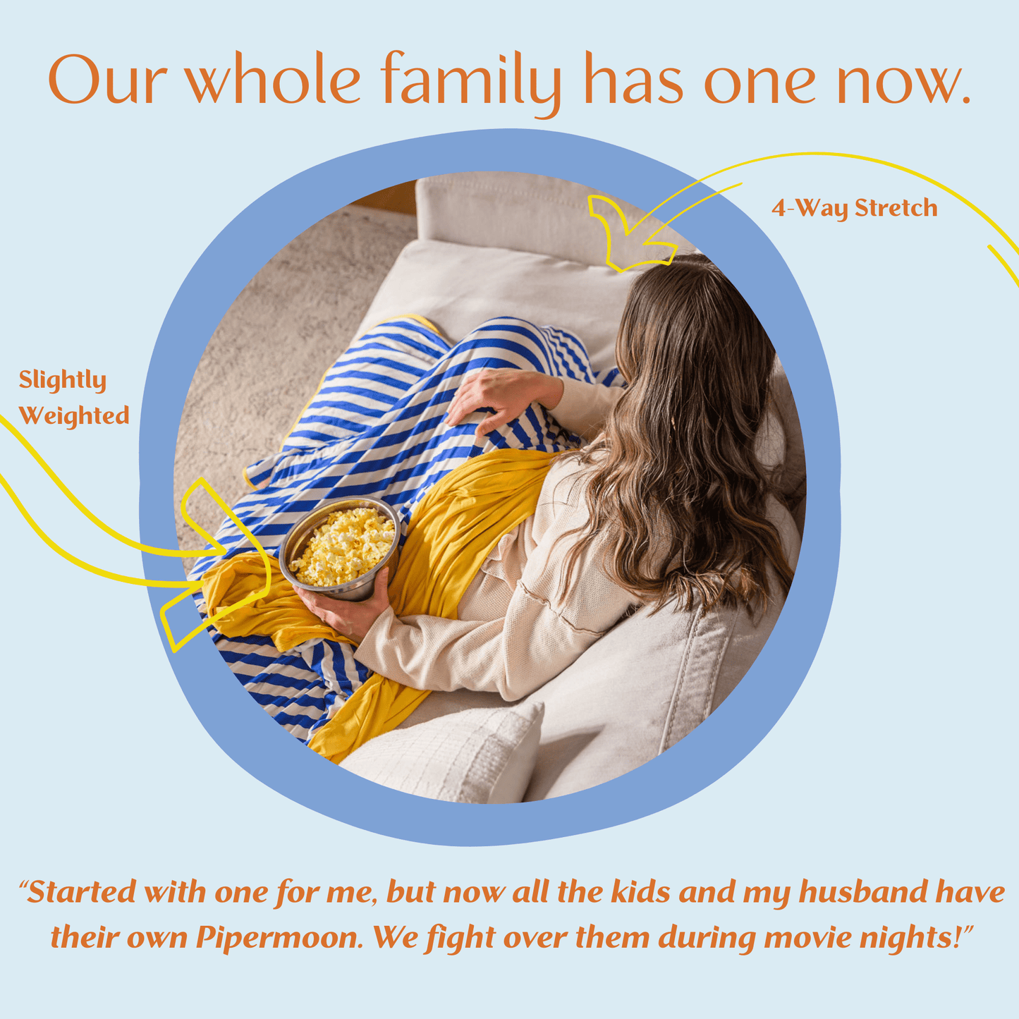 Sorrento Lemon Adult Swaddle Blanket