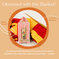 Red & Gold Adult Swaddle Blanket - Wizard Collection
