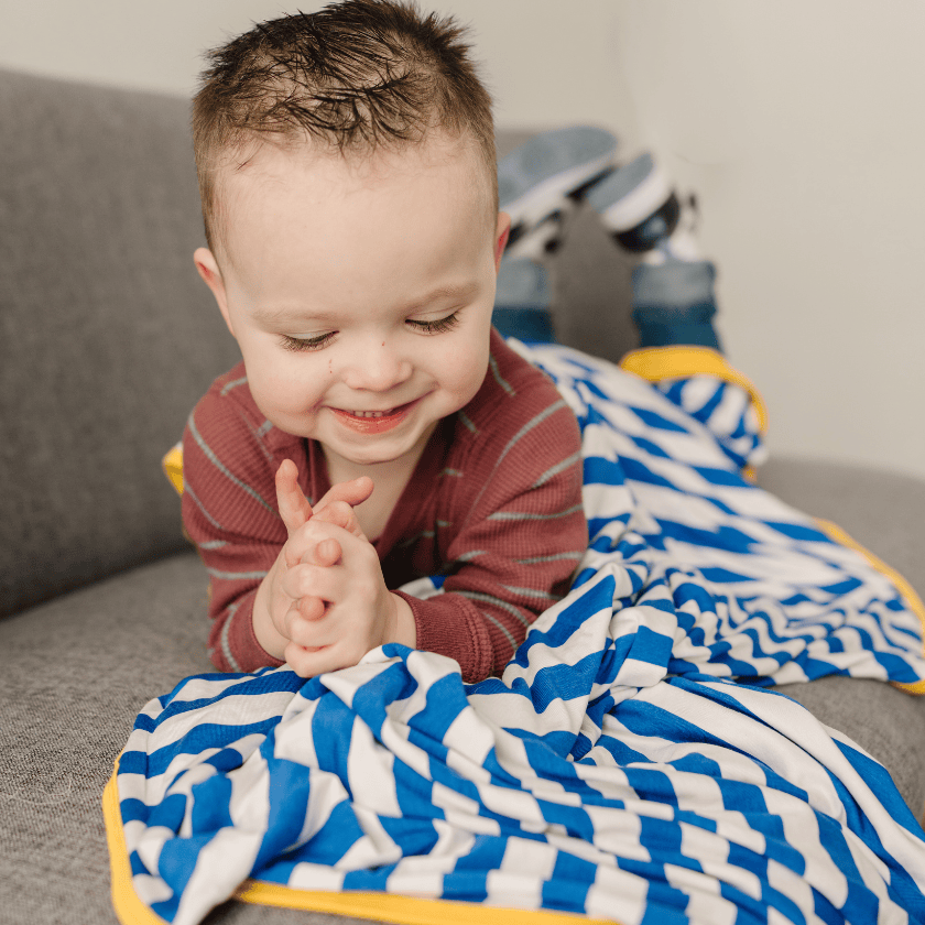 Sorrento Lemon Adult Swaddle Blanket