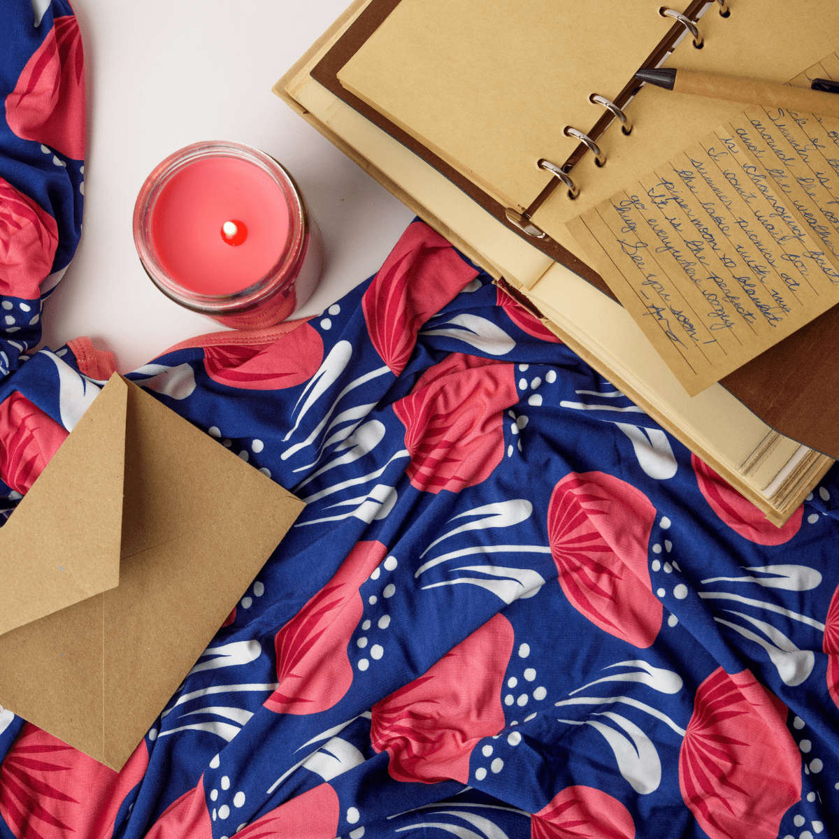 Ultra comforting cooling blanket in a vibrant red and blue Poppy print