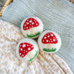 White Mushroom Trio: With Bag