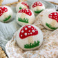 White Mushroom Trio: With Bag