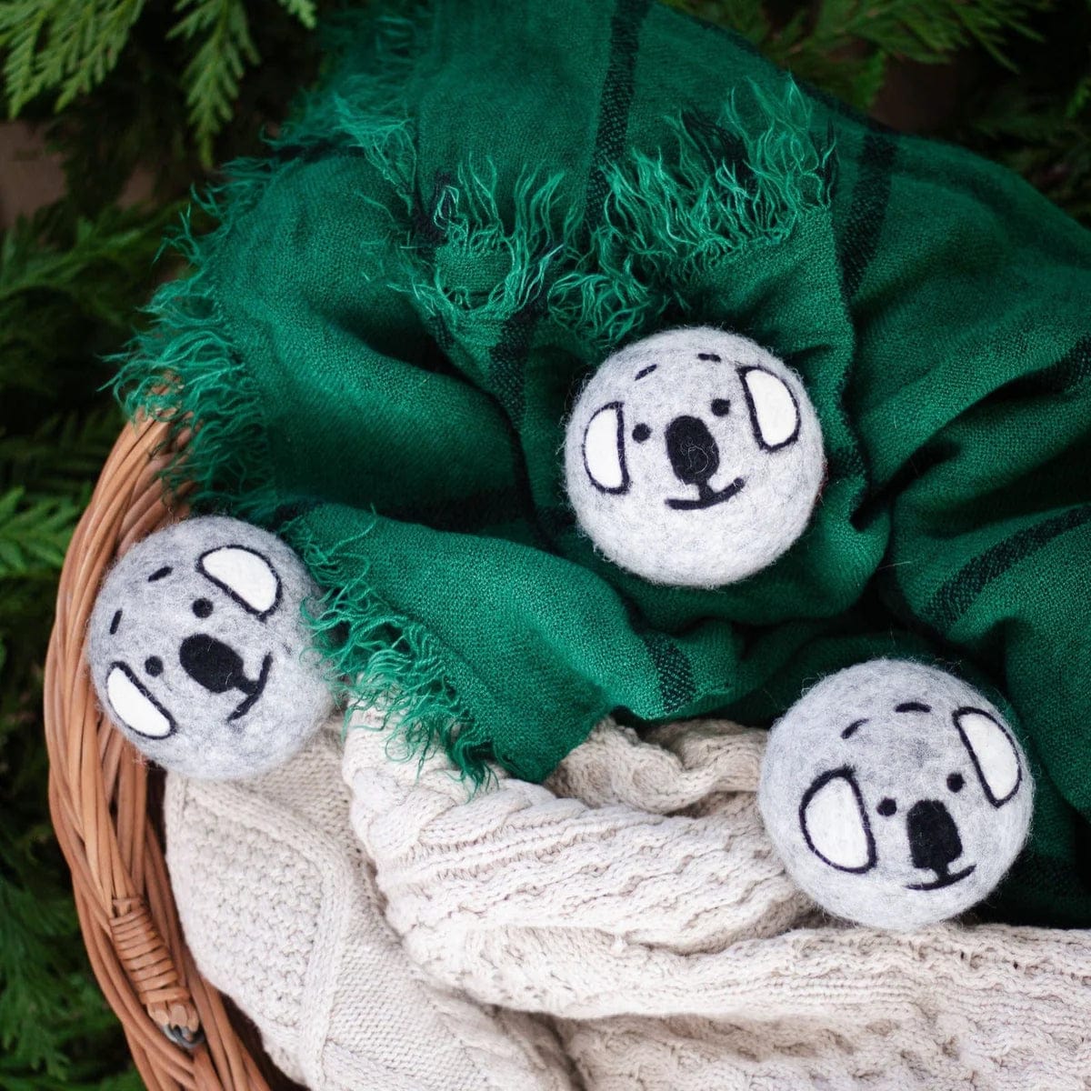 FriendSheep- Cuddly Koalas Trio Eco Dryer Balls - Set of 3