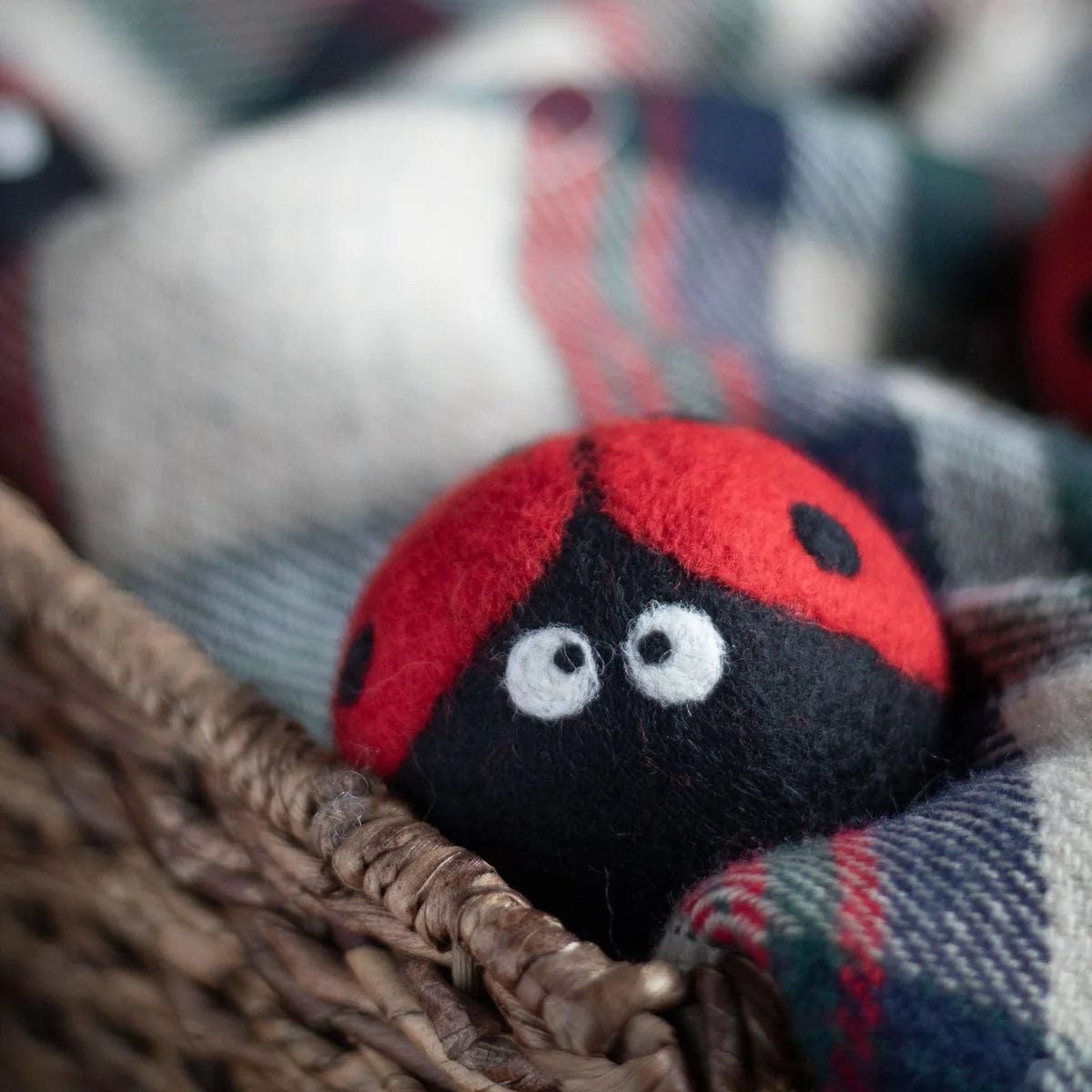 Friendsheep - Ladybug Trio Eco Dryer Balls - Set of 3