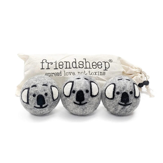 FriendSheep- Cuddly Koalas Trio Eco Dryer Balls - Set of 3