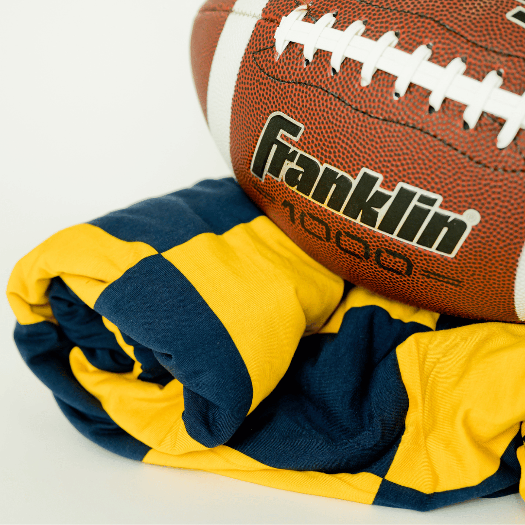 San Diego chargers throw sports blanket personalized for fans, custom sports jersey knit.